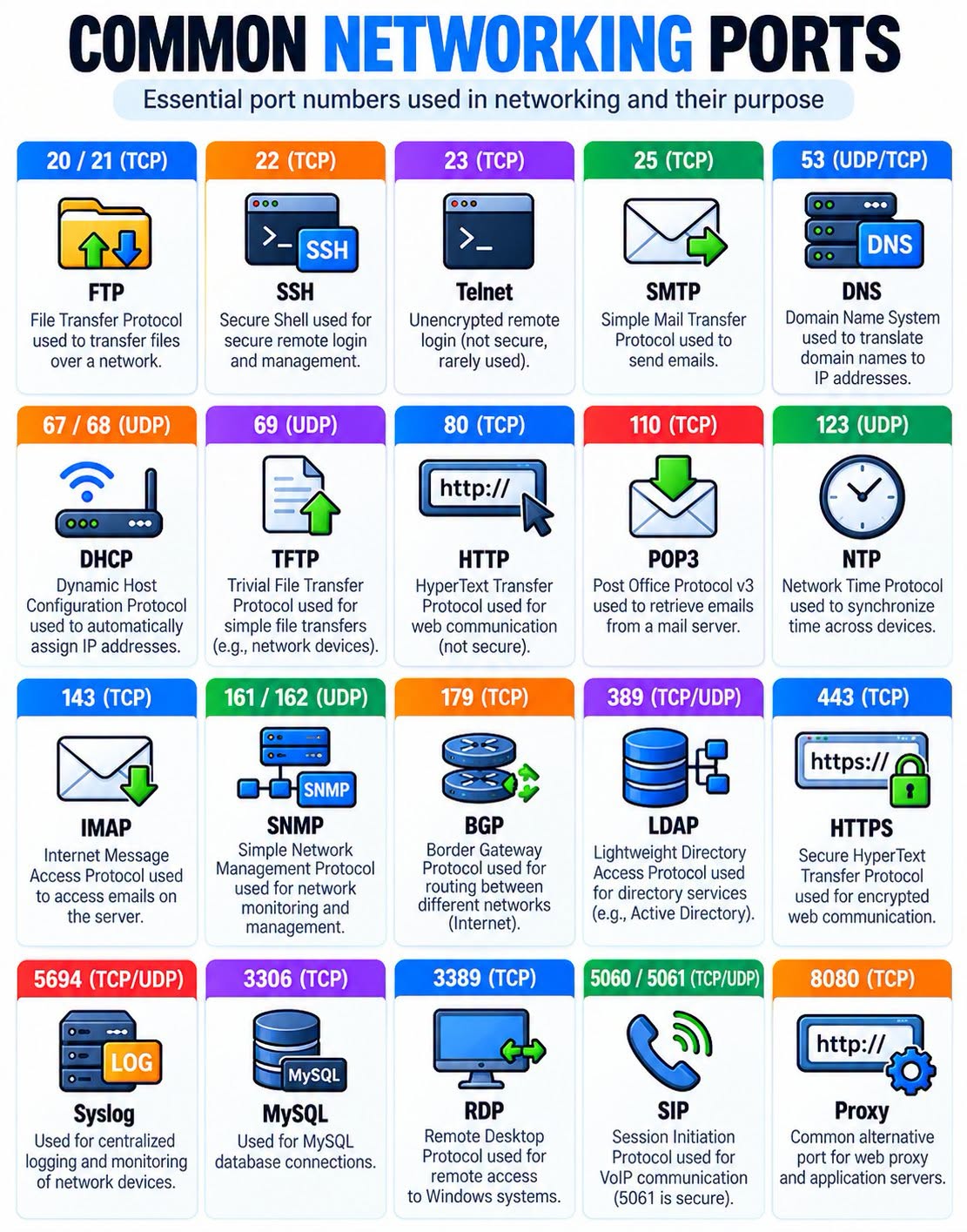 Networking ports